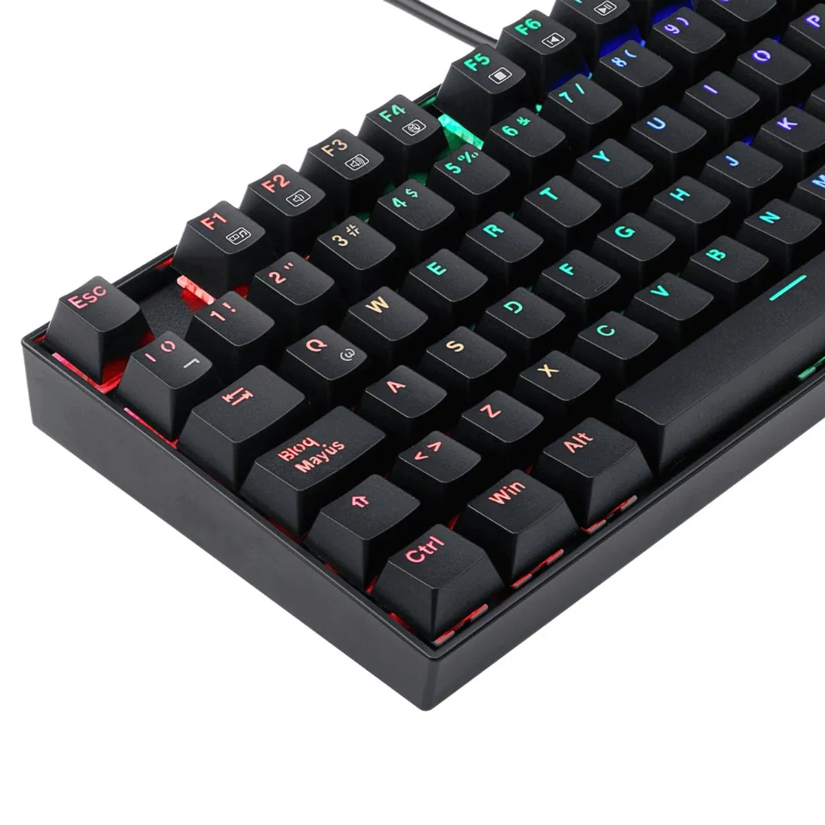 TECLADO MECÁNICO GAMER REDRAGON KUMARA K552RGB TKL ESPAÑOL CON RGB ANTI-GHOSTING - 4