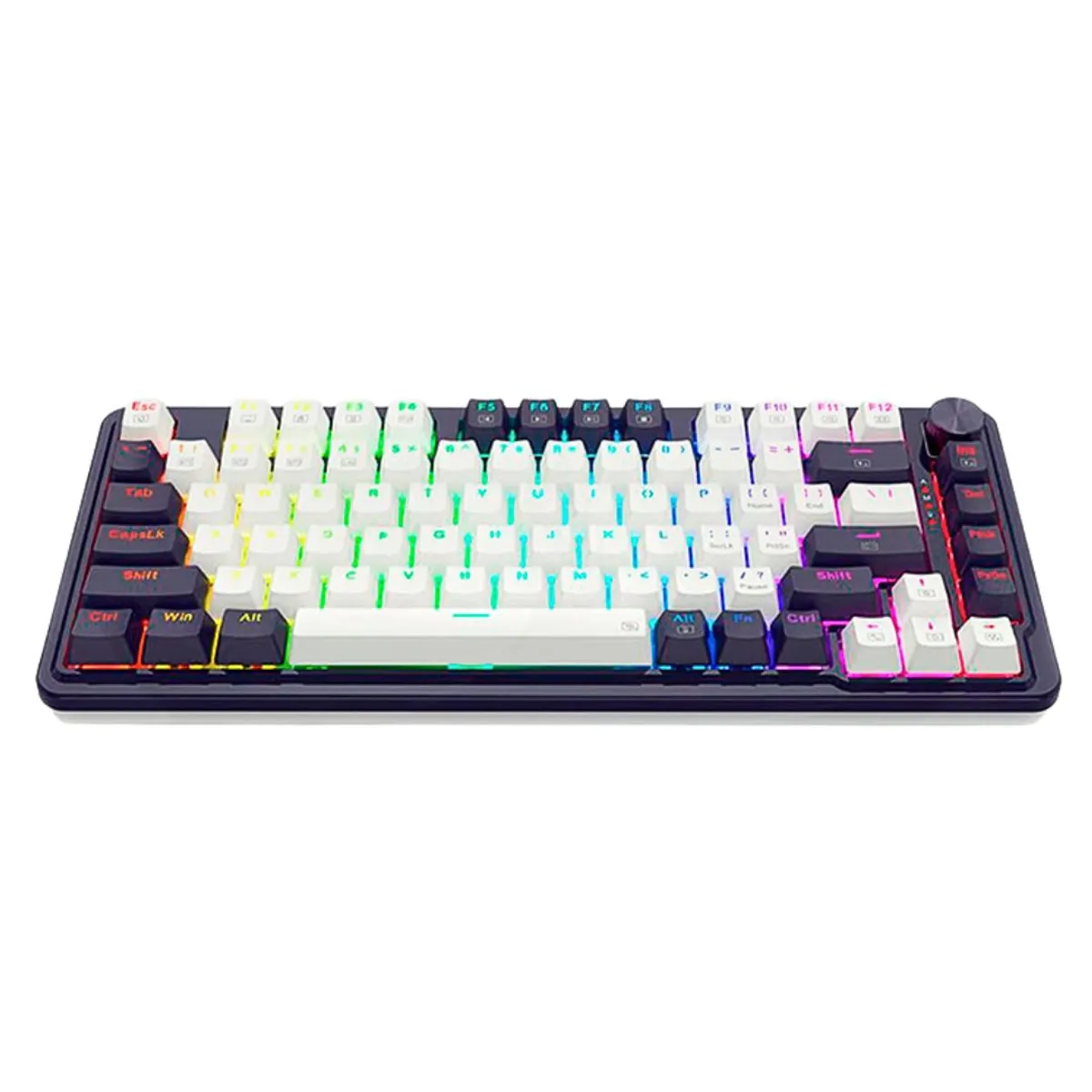 TECLADO MECÁNICO GAMER REDRAGON UCAL PRO K673 75% INALÁMBRICO BLUETOOTH RGB CON PERILLA - 3