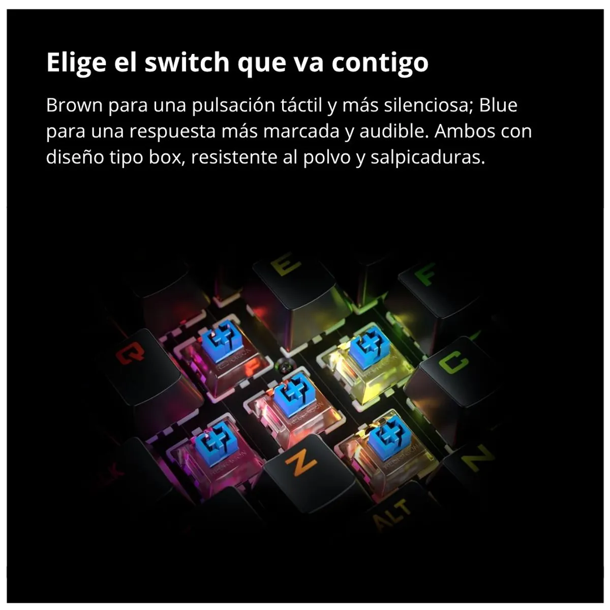 TECLADO GAMER MECÁNICO DE UNA MANO REDRAGON DITI CON RETROILUMINACIÓN RGB, TECLAS MACRO, CONEXIÓN US - 3