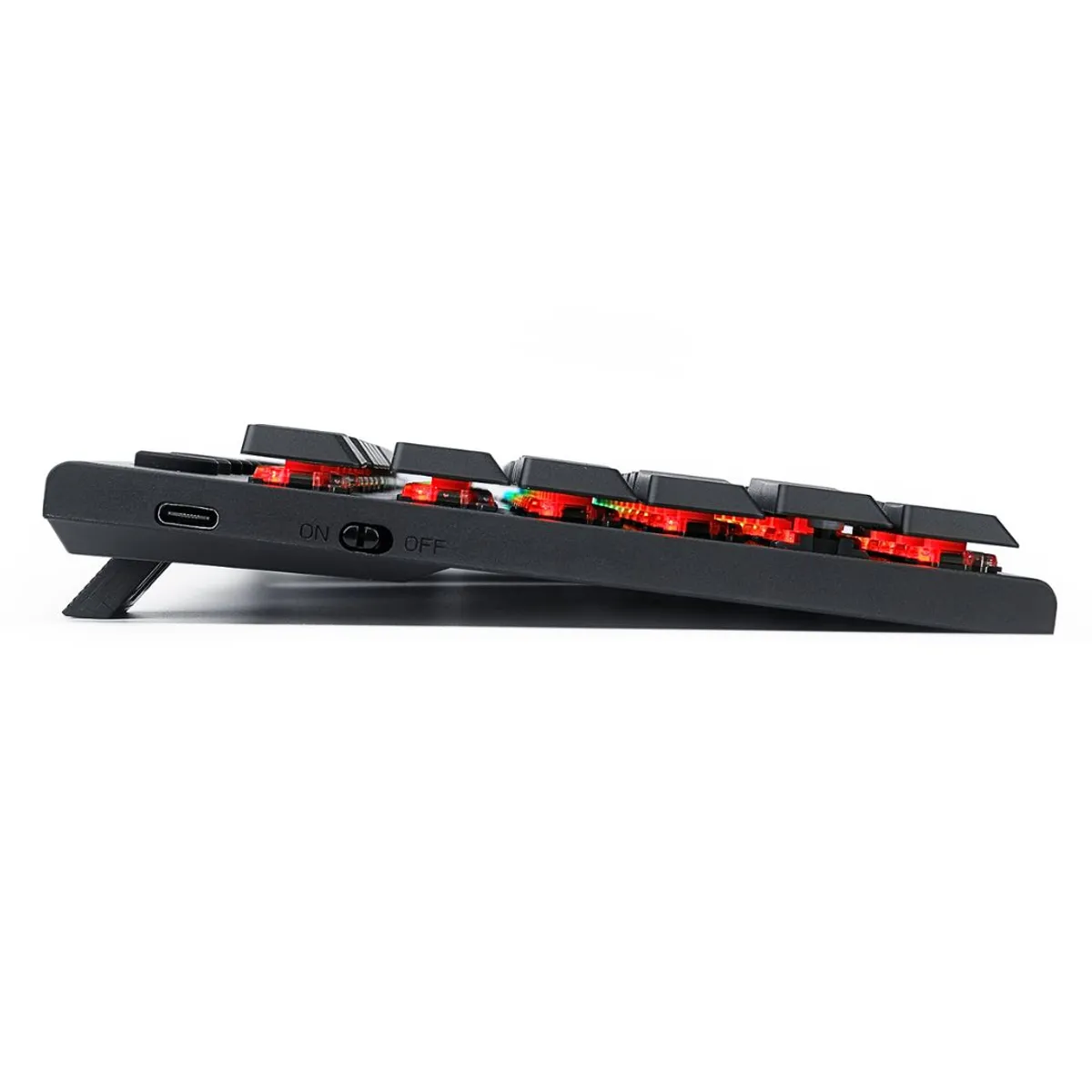 TECLADO MECÁNICO GAMER REDRAGON HORUS K621-RGB TKL INALÁMBRICO BLUETOOTH Y CABLE USB-C LOW PROFILE - 3