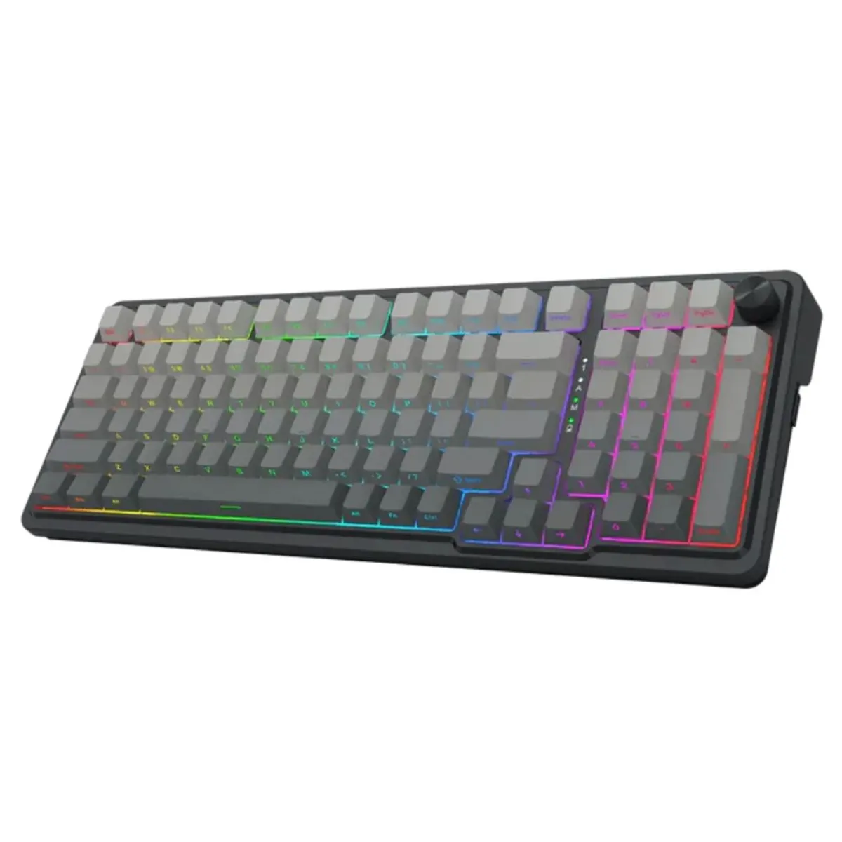 TECLADO MECÁNICO GAMER REDRAGON EISA PRO K686SP-RGB-PRO 99 TECLAS BLUETOOTH RGB CON PERILLA - 2