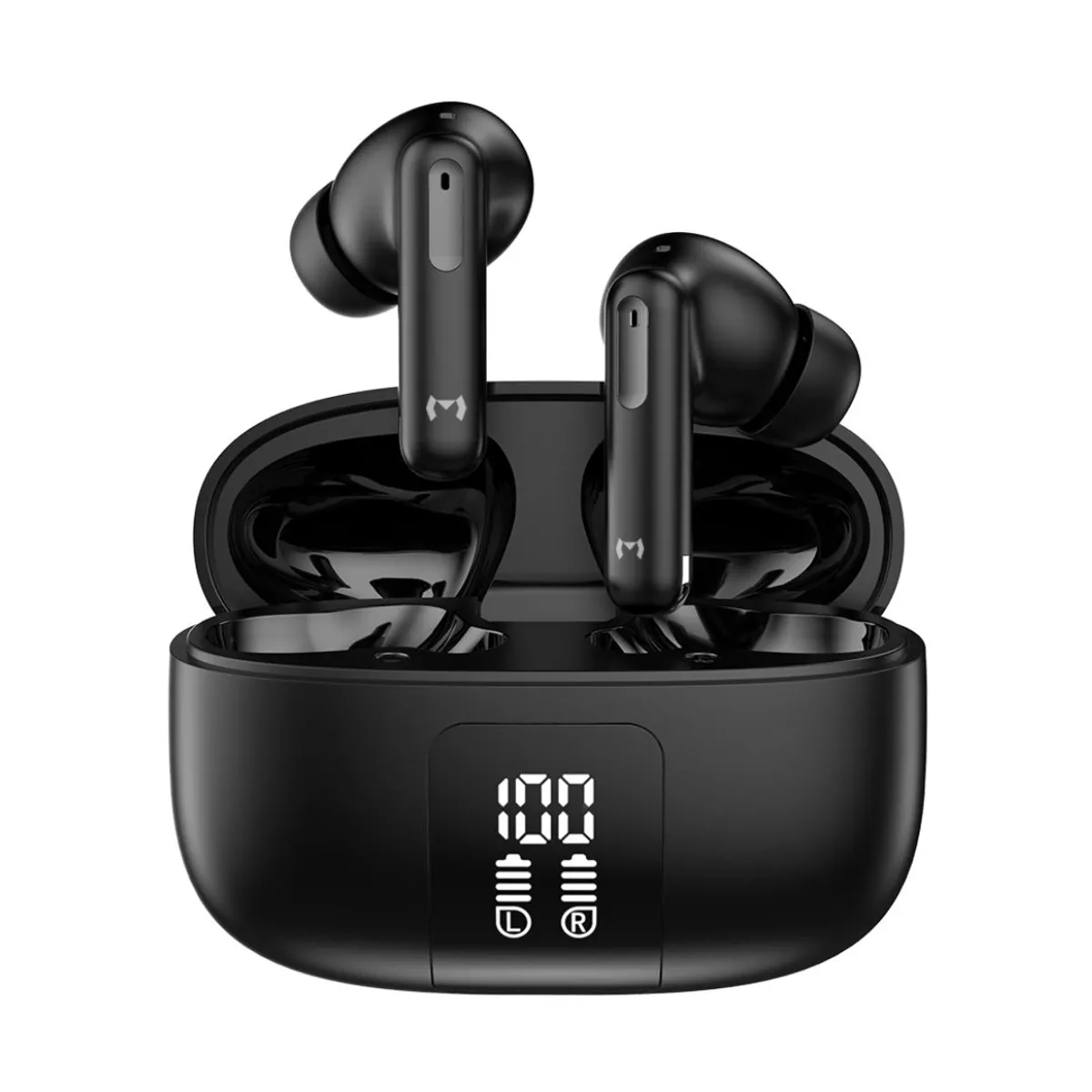 AUDÍFONOS BLUETOOTH ANC ENC CANCELACIÓN DE RUIDO BT 5.4 ESTUCHE DE CARGA MICCELL VQ-BH15 - 1