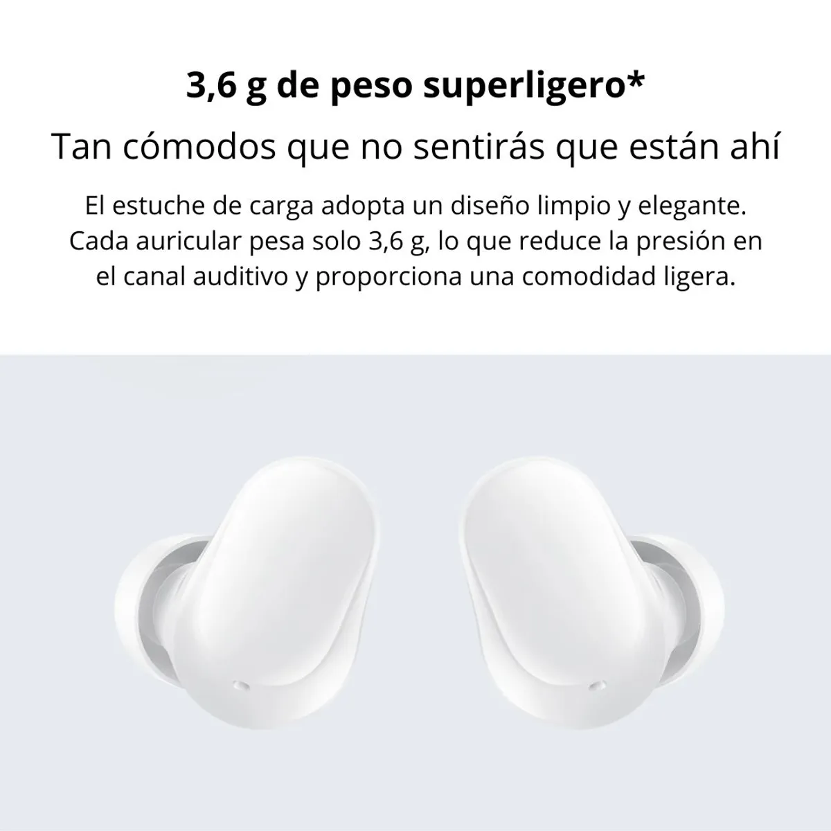 AUDÍFONOS BLUETOOTH REDMI BUDS 6 PLAY IA 36 HORAS BLUETOOTH 5.4 CARGA RÁPIDA IPX4 - 6