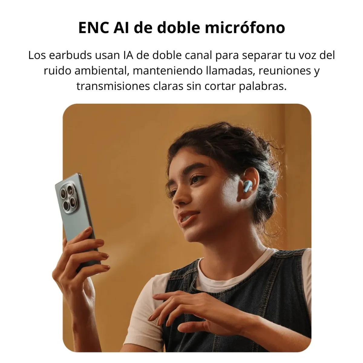 AUDÍFONOS BLUETOOTH REDMI BUDS 8 LITE ANC 42DB 36 HORAS BLUETOOTH 5.4 Y IA - 6