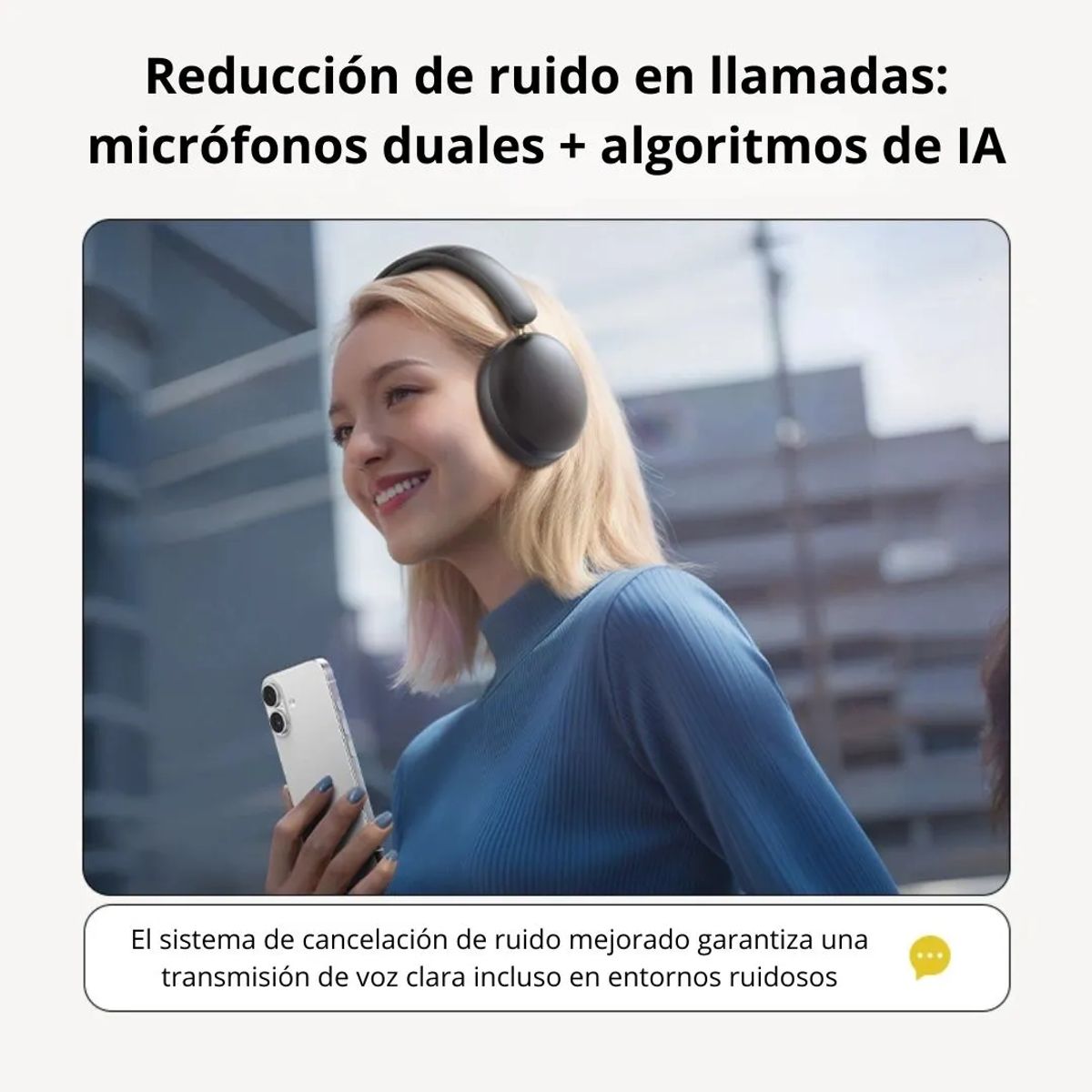 AUDÍFONOS BLUETOOTH UGREEN STUDIO MAX2 HP205 OVER EAR 80H CON CARGA RÁPIDA - 4