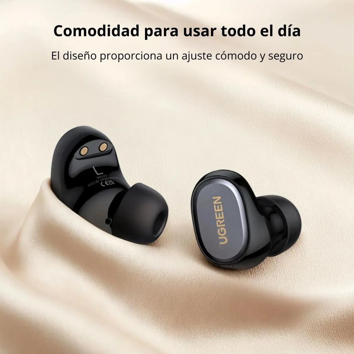 AUDÍFONOS BLUETOOTH 6.0 UGREEN WS220 INALÁMBRICOS 35H CON MICRÓFONO ENC - 4