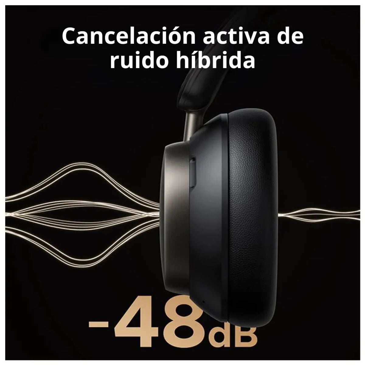 AUDÍFONOS BLUETOOTH 6.0 UGREEN STUDIO PRO HP206 CON CANCELACIÓN DE RUIDO ANC 120H - 3