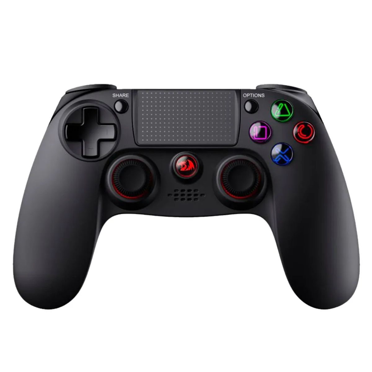 MANDO INALÁMBRICO REDRAGON JUNO G818 PARA PS4 PS3 PC BLUETOOTH CON VIBRACIÓN Y PANEL TÁCTIL - 1