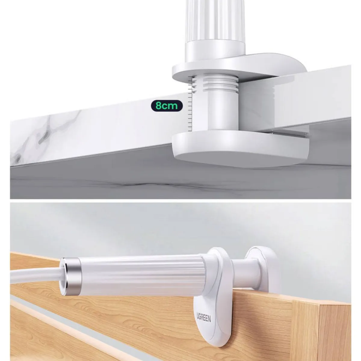 SOPORTE FLEXIBLE UGREEN LP113 PARA CELULAR Y TABLET BRAZO LARGO 360° PARA CAMA Y ESCRITORIO - 3