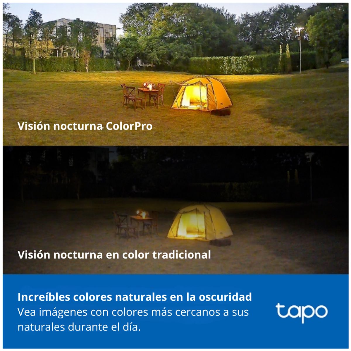 CÁMARA DE SEGURIDAD WIFI EXTERIOR TP-LINK TAPO C325WB 2K QHD COLORPRO IA POE - 8