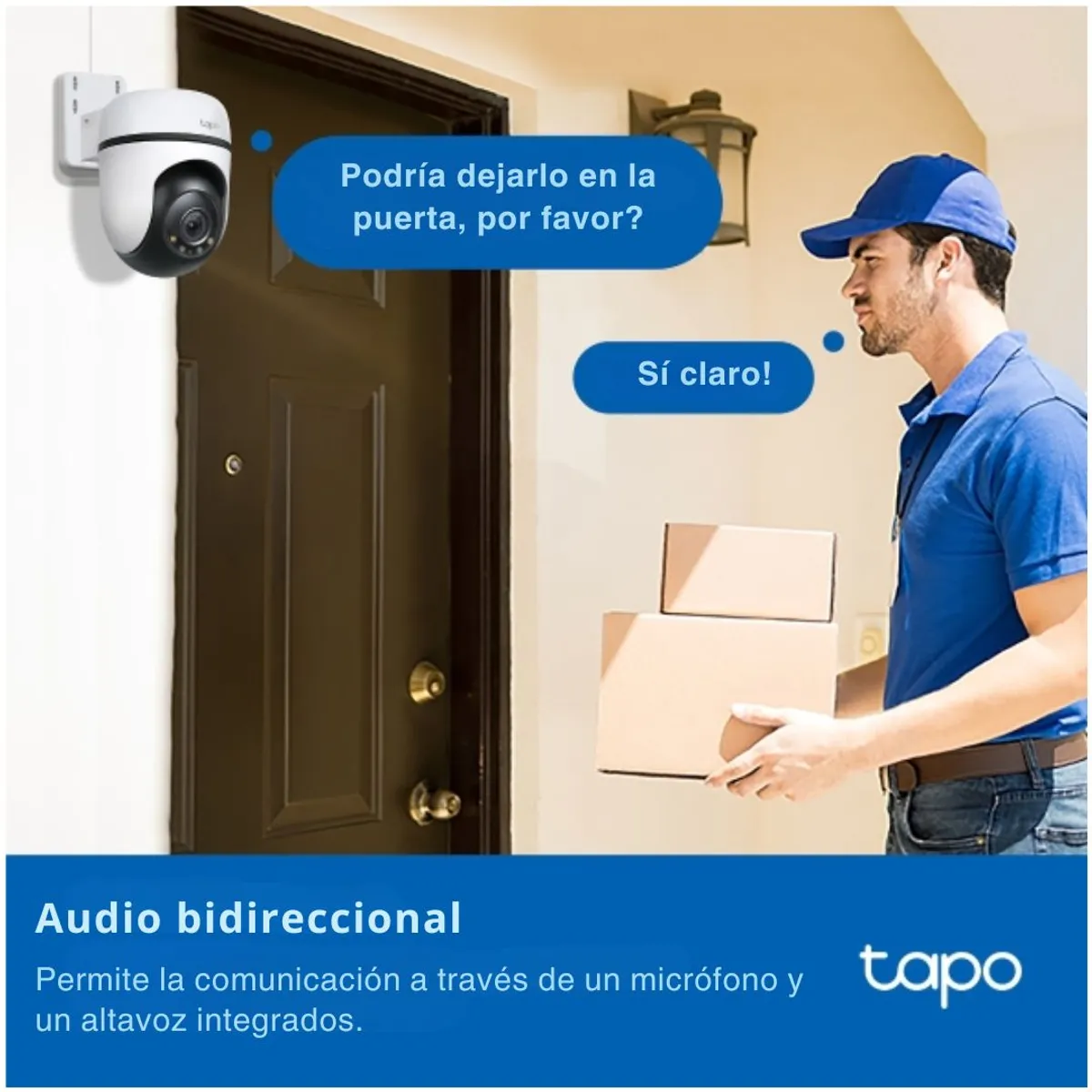 CÁMARA DE SEGURIDAD WIFI EXTERIOR TP-LINK TAPO C520WS 2K QHD 4MP 360° CON VISIÓN NOCTURNA A COLOR - 8