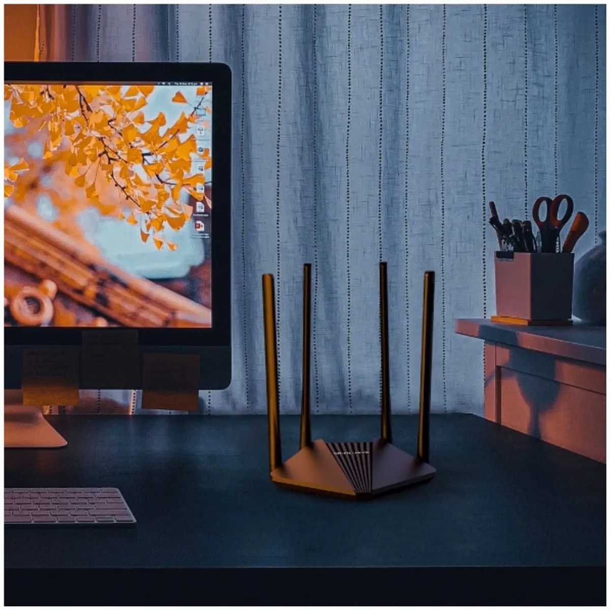 ROUTER WIFI MERCUSYS MR30G AC1200 GIGABIT DOBLE BANDA CON MU-MIMO Y 4 ANTENAS - 5