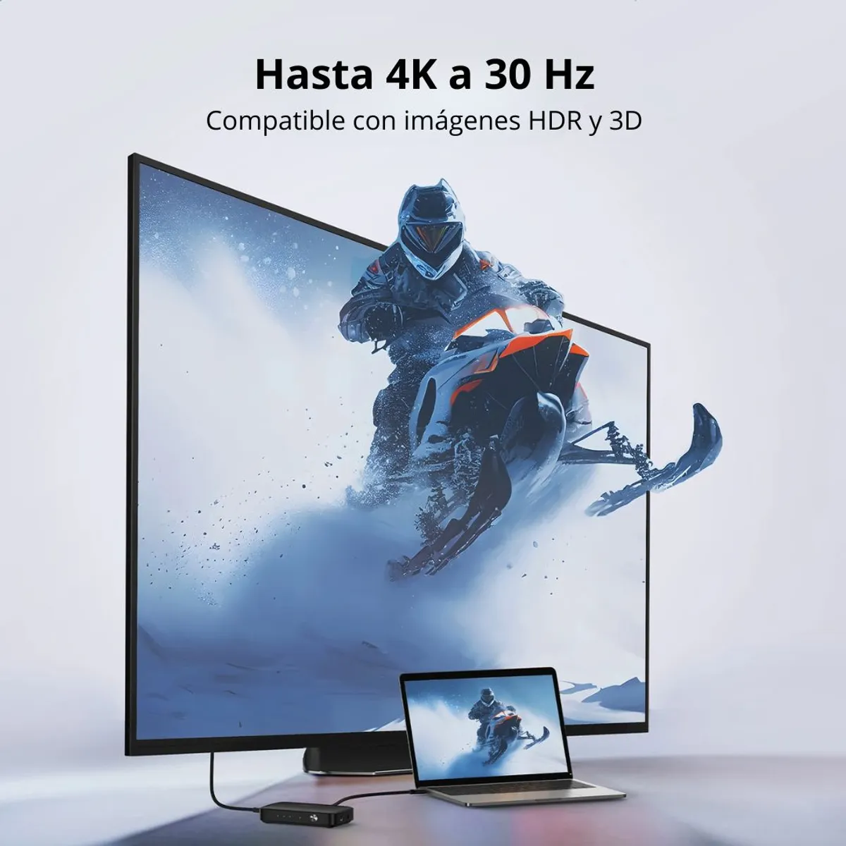 SWITCH HDMI UGREEN CM332 3 ENTRADAS 1 SALIDA 4K 30HZ CON CONTROL REMOTO - 7
