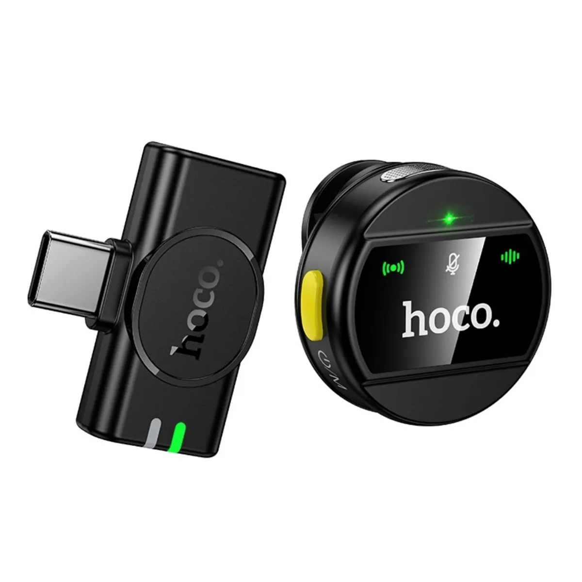 MICRÓFONO SOLAPERO INALÁMBRICO HOCO L21 CHARM USB-C CON REDUCCIÓN DE RUIDO ENC - 1