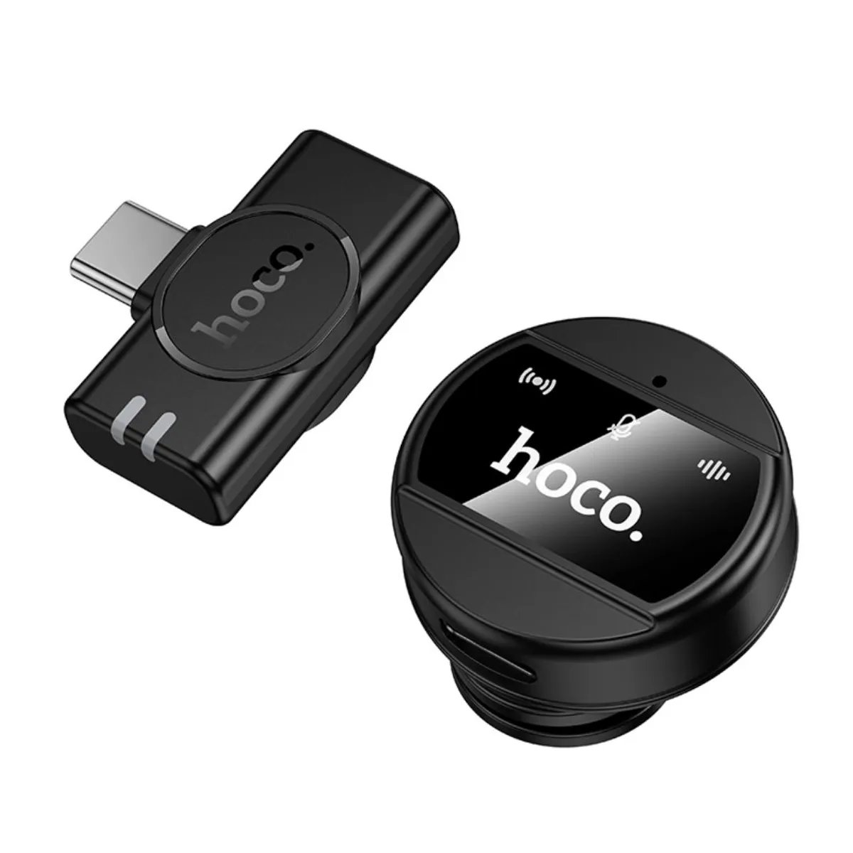 MICRÓFONO SOLAPERO INALÁMBRICO HOCO L21 CHARM USB-C CON REDUCCIÓN DE RUIDO ENC - 8