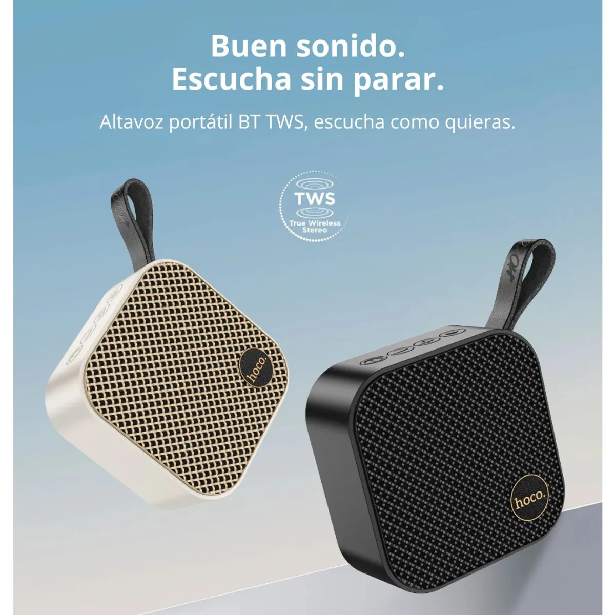 PARLANTE BLUETOOTH HOCO HC22 5W FM USB TF AUX TWS PORTÁTIL CON BLUETOOTH 5.2 - 3