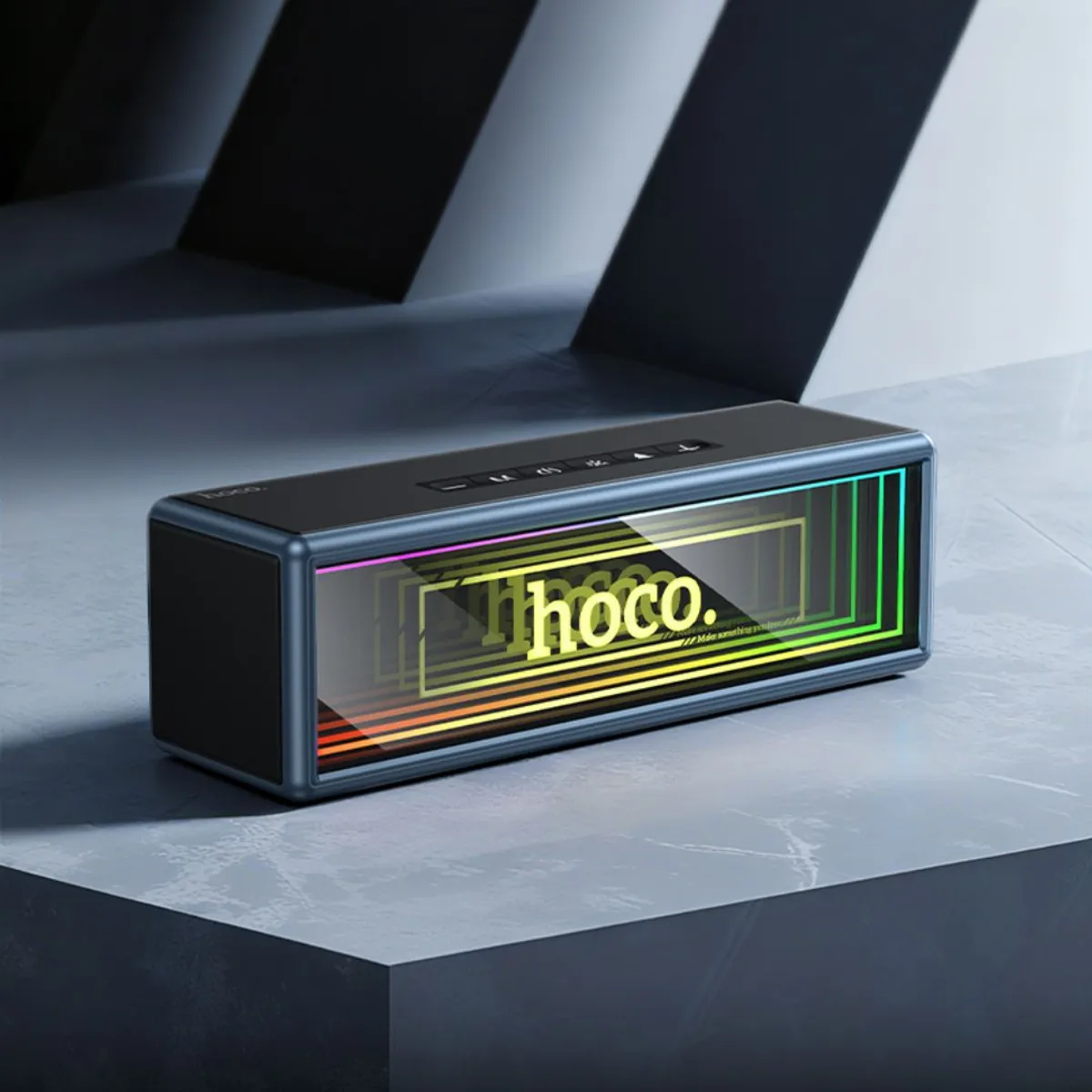 PARLANTE BLUETOOTH HOCO HC40 20W TWS FM USB TF AUX CON LUCES RGB Y BLUETOOTH 5.4 - 3