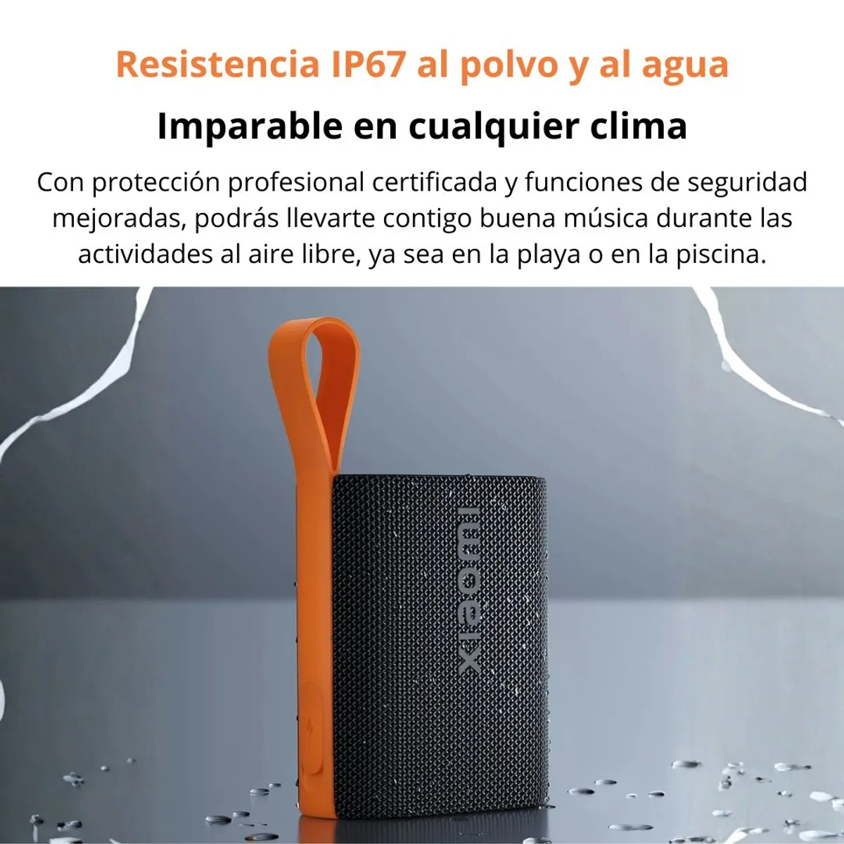 PARLANTE BLUETOOTH XIAOMI SOUND POCKET 5W IP67 TWS BATERÍA 10 HORAS Y MICRÓFONO - 5