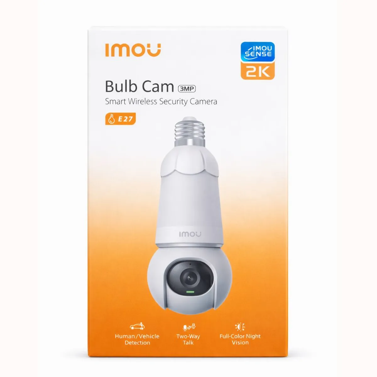 FOCO CÁMARA WIFI IMOU BULB CAM 3MP 2K E27 360° VISIÓN NOCTURNA COLOR IA AUDIO BIDIRECCIONAL ALEXA - 2