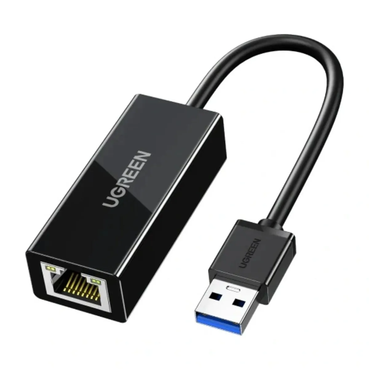 ADAPTADOR USB 3.0 A ETHERNET GIGABIT UGREEN CR111 1000MBPS RJ45 PARA LAPTOP PC SWITCH - 1