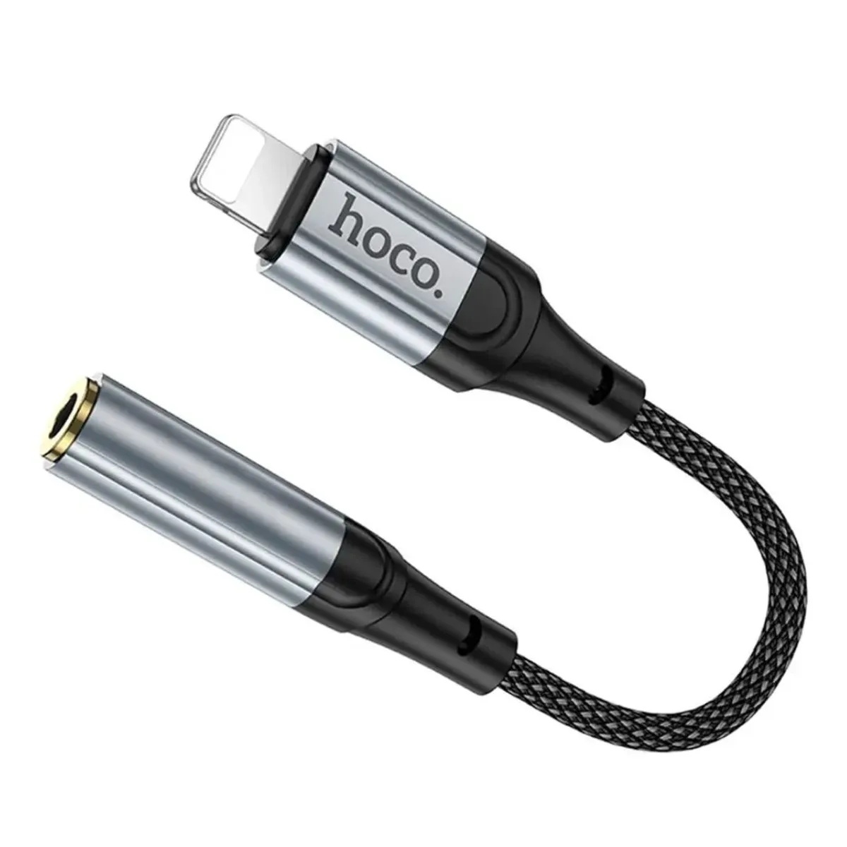 ADAPTADOR LIGHTNING A JACK 3.5MM HOCO LS36A PARA IPHONE AUDÍFONOS Y LLAMADAS - 1