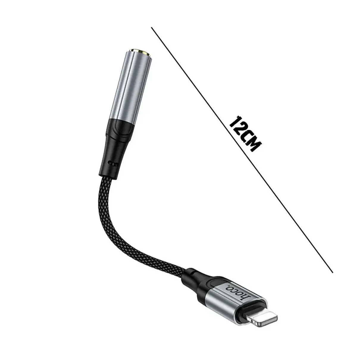 ADAPTADOR LIGHTNING A JACK 3.5MM HOCO LS36A PARA IPHONE AUDÍFONOS Y LLAMADAS - 7