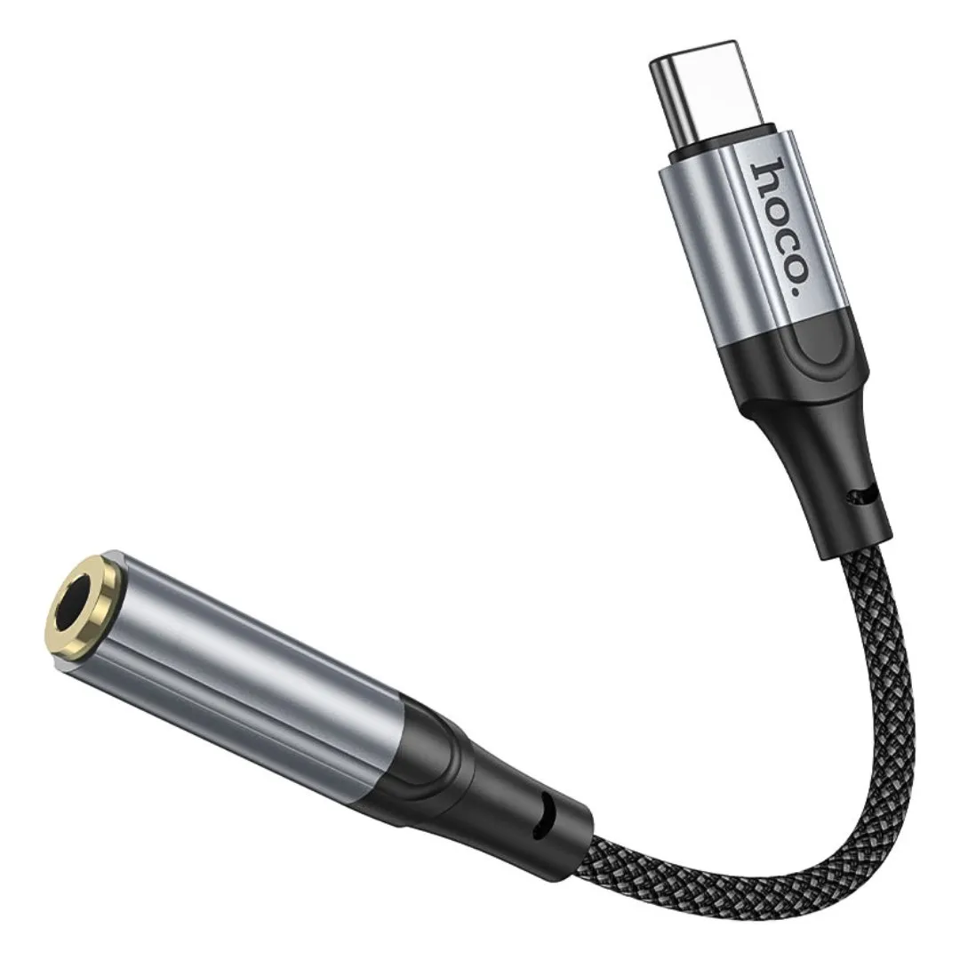 ADAPTADOR USB TIPO C A JACK 3.5 MM HOCO LS36 PARA AUDÍFONOS MICRÓFONO Y LLAMADAS - 6