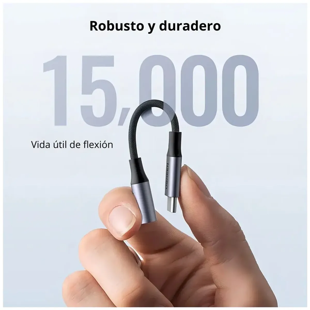 ADAPTADOR USB-C A JACK 3.5MM UGREEN AV161 DAC PARA AUDÍFONOS Y MICRÓFONO - 4