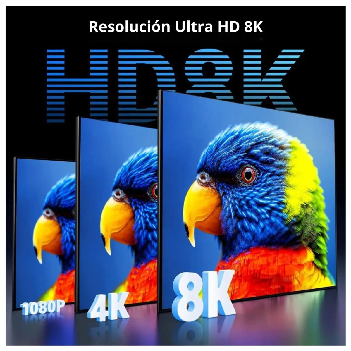 CABLE HDMI UGREEN HD140 5M 8K 60HZ 4K 120HZ HDMI 2.1 48GBPS PARA PS5 XBOX TV Y PROYECTOR - 4