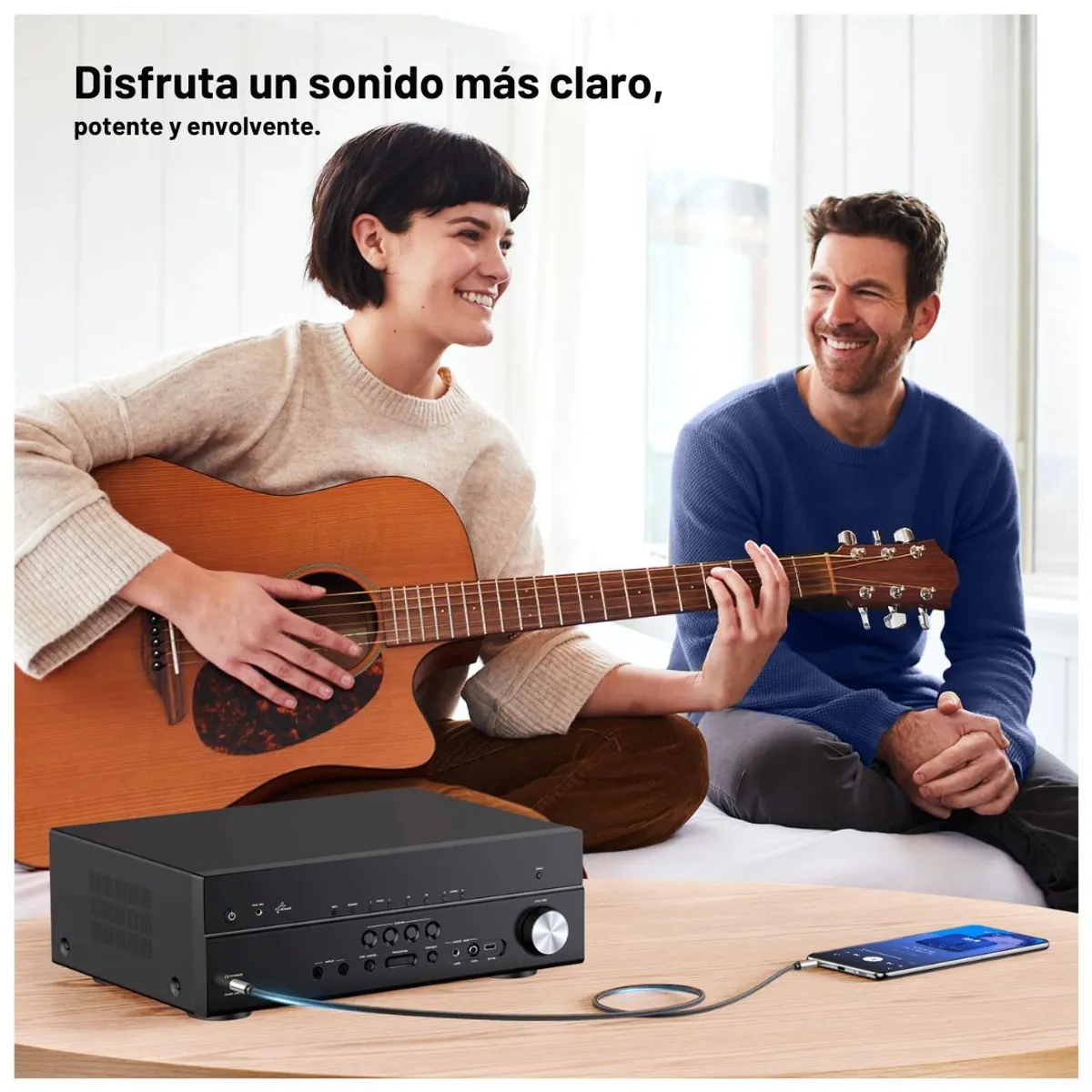 CABLE DE AUDIO UGREEN AV127 3.5 MM A 6.35 MM TRS HIFI 5 METROS PARA AMPLIFICADOR Y MEZCLADORA - 7
