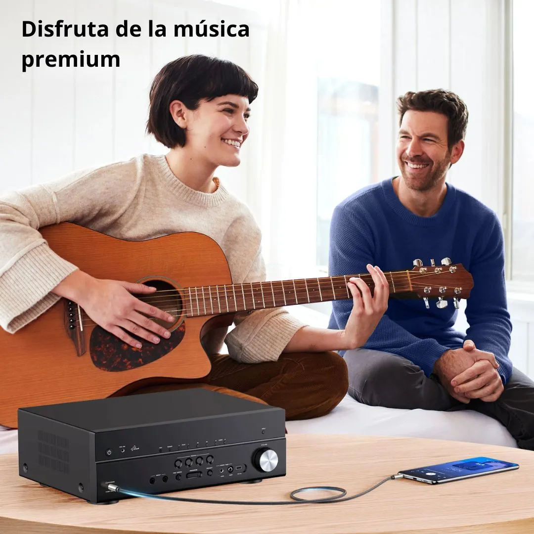 CABLE DE AUDIO UGREEN AV127 3.5 MM A 6.35 MM TRS HIFI 2 METROS PARA AMPLIFICADOR Y MEZCLADORA - 5