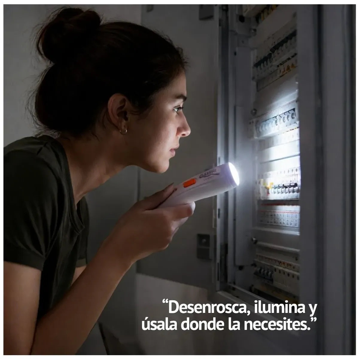 RAQUETA ELÉCTRICA MATA MOSQUITOS CAFINI CN-P9212 RECARGABLE CON LINTERNA LED - 7
