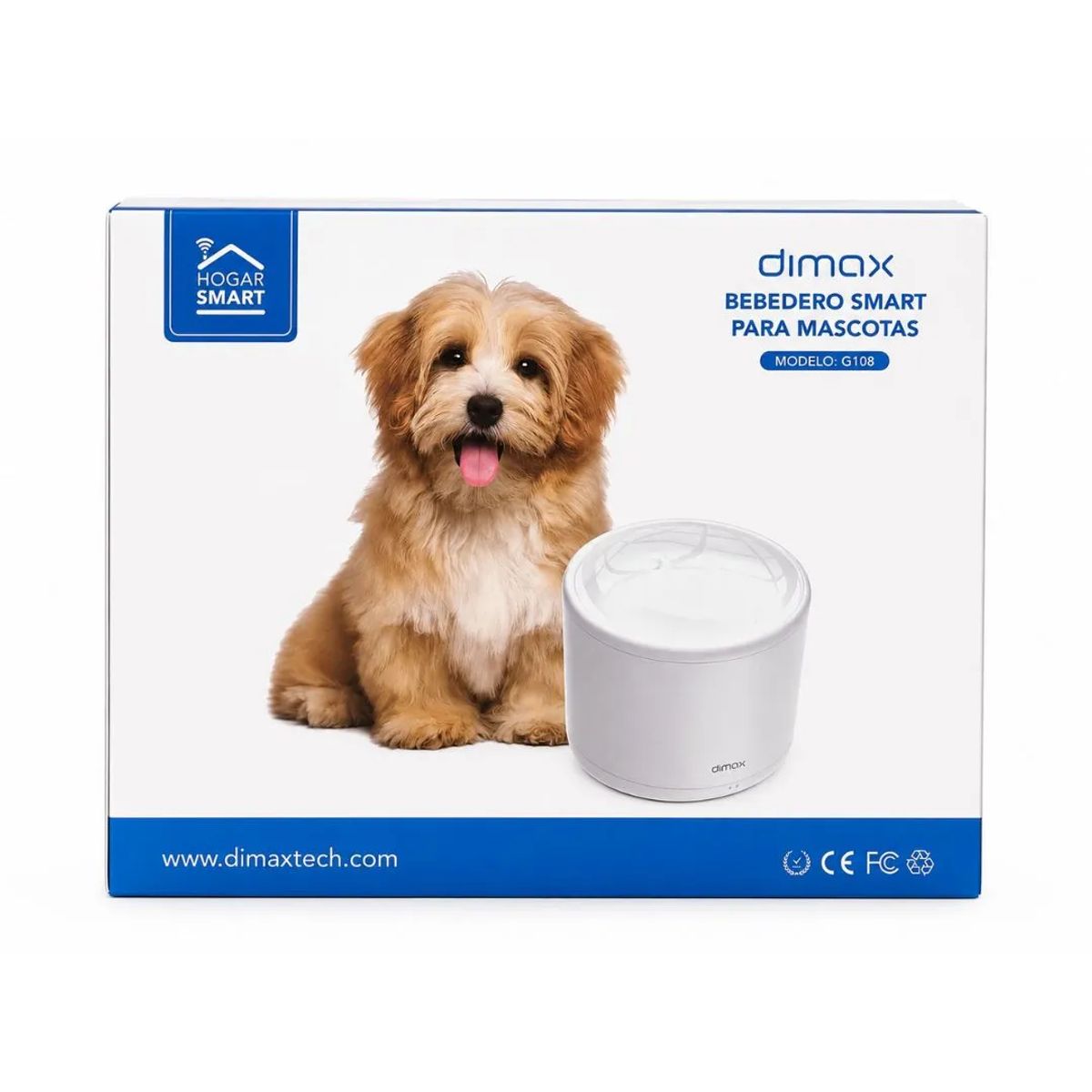 BEBEDERO INTELIGENTE PARA MASCOTAS DIMAX G108 WIFI 2L CON APP SMART LIFE PARA PERROS Y GATOS - 5