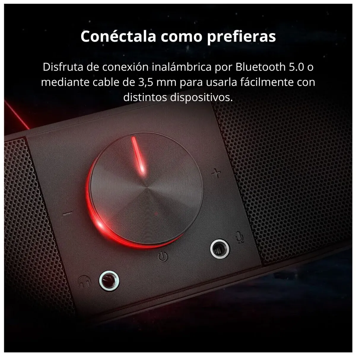 BARRA DE SONIDO SOUNDBAR GAMER REDRAGON DARKNETS GS570 RGB BLUETOOTH - 4