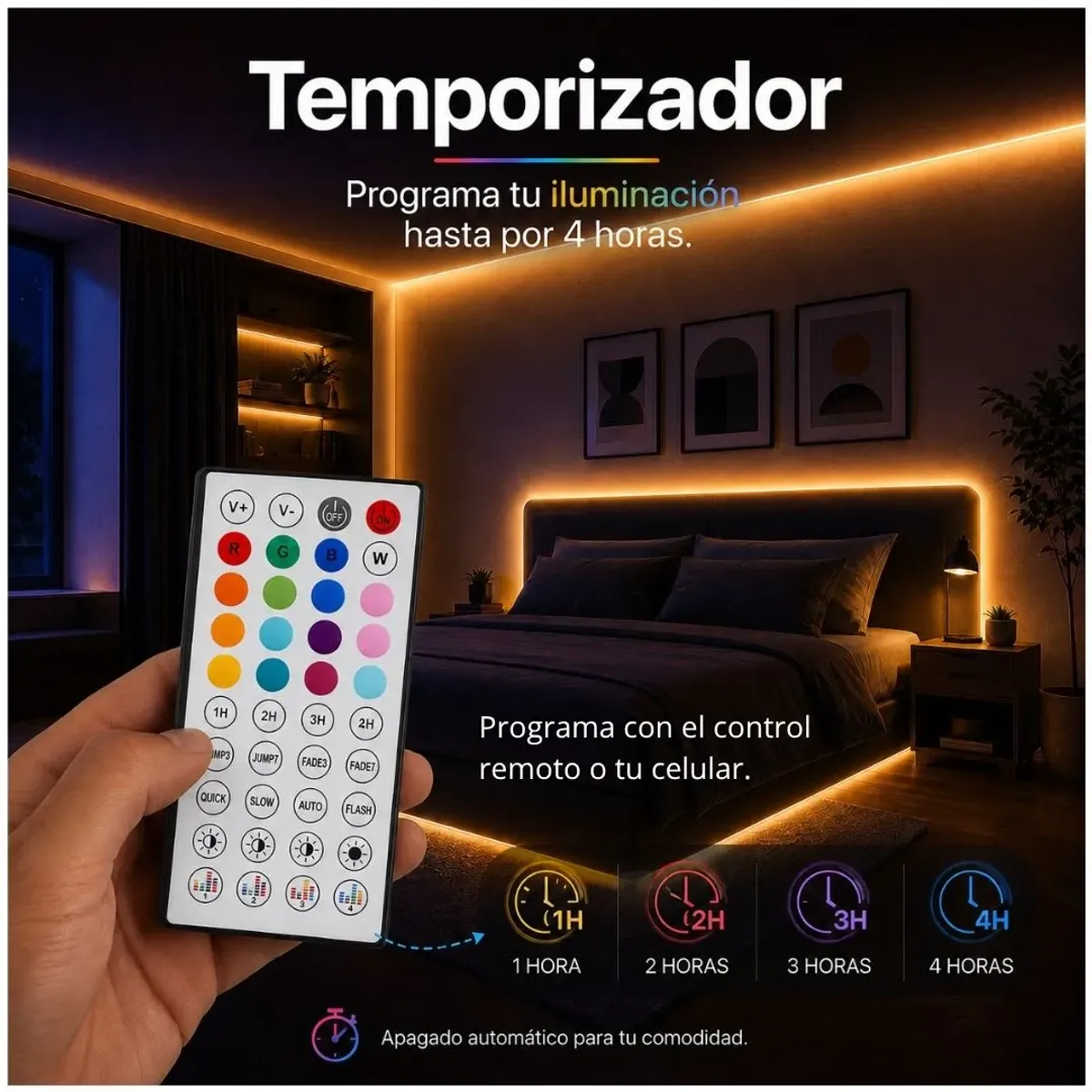 TIRA LED NEÓN RGBIC SEISA HCP069 5M BLUETOOTH APP MÚSICA 24V - 7