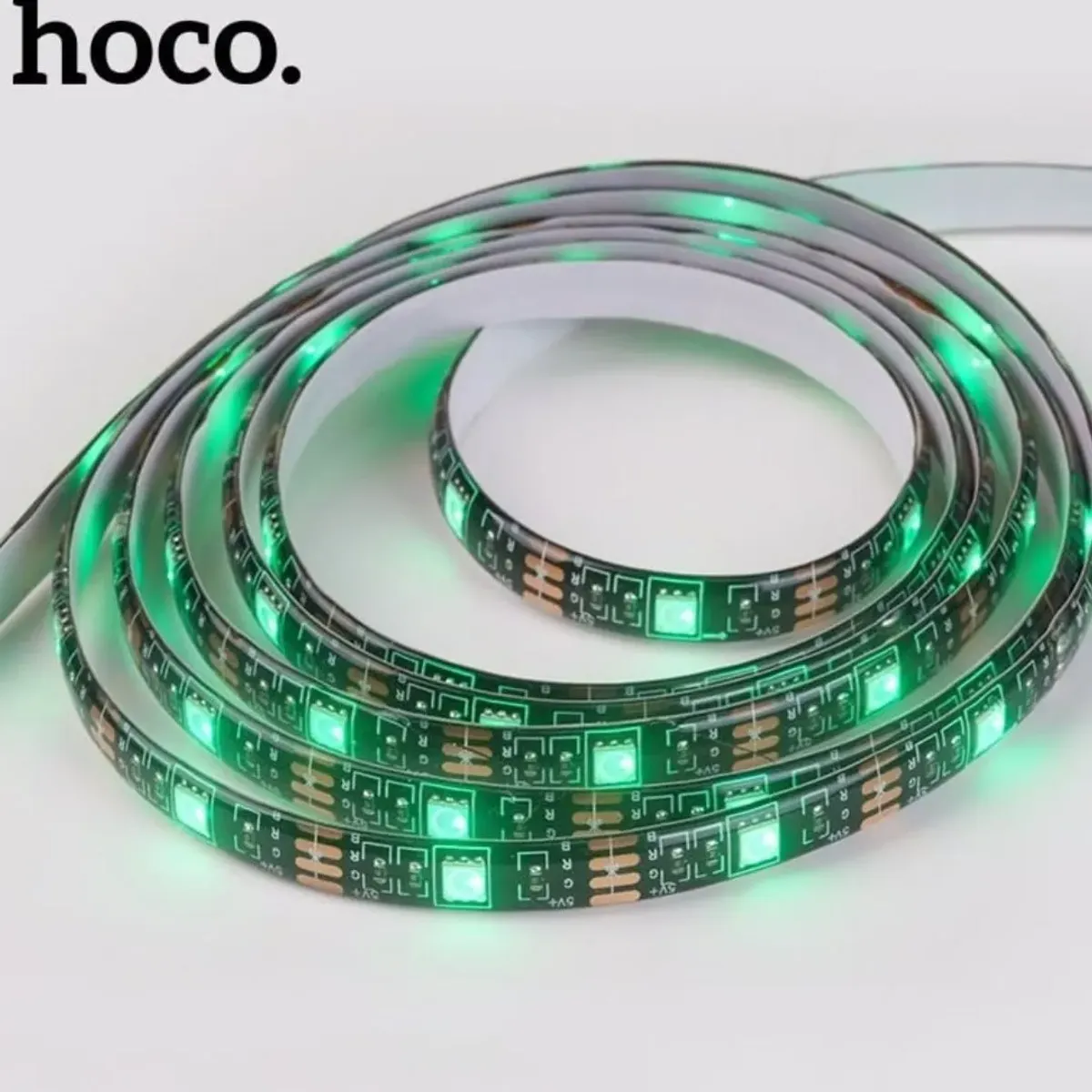 TIRA LED RGB HOCO DL30 PLUS 4M USB CON APP CONTROL REMOTO 120 LEDS PARA GAMING - 4