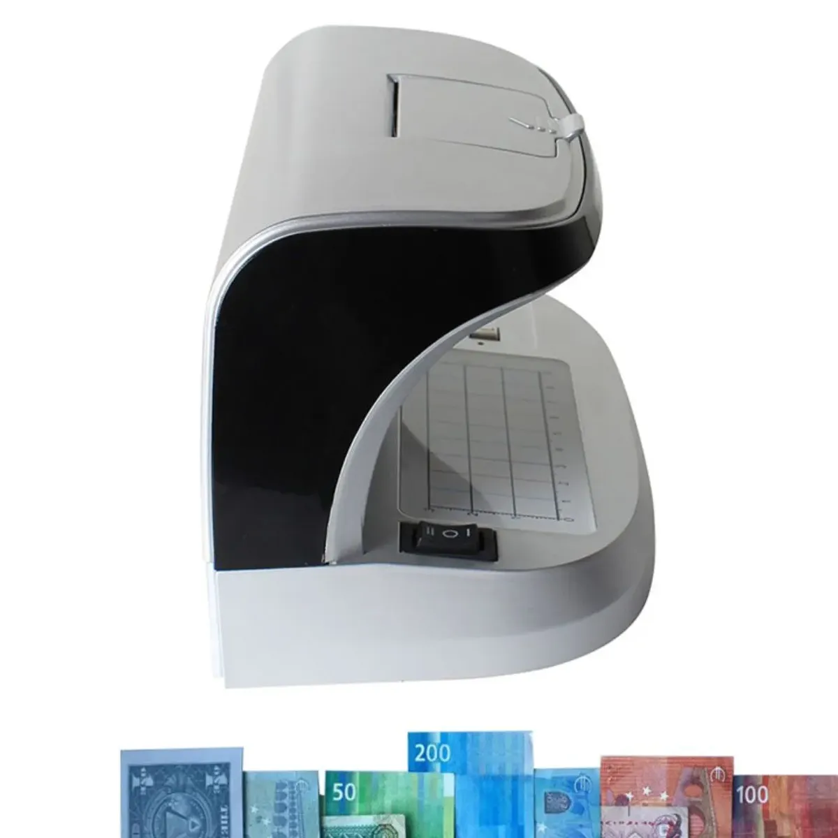 DETECTOR DE BILLETES FALSOS PORTÁTIL UV MAGNÉTICO CON LUPA Y MARCA DE AGUA - 4
