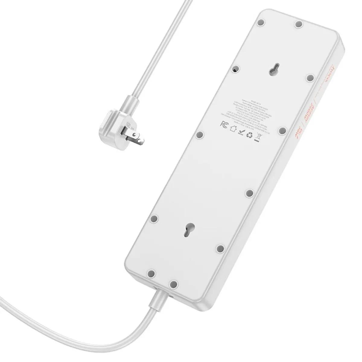 REGLETA ELÉCTRICA HOCO AC14 RICO CON 5 TOMAS 3 USB-A USB-C PD 30W QC 3.0 Y CABLE DE 1.5 M - 4