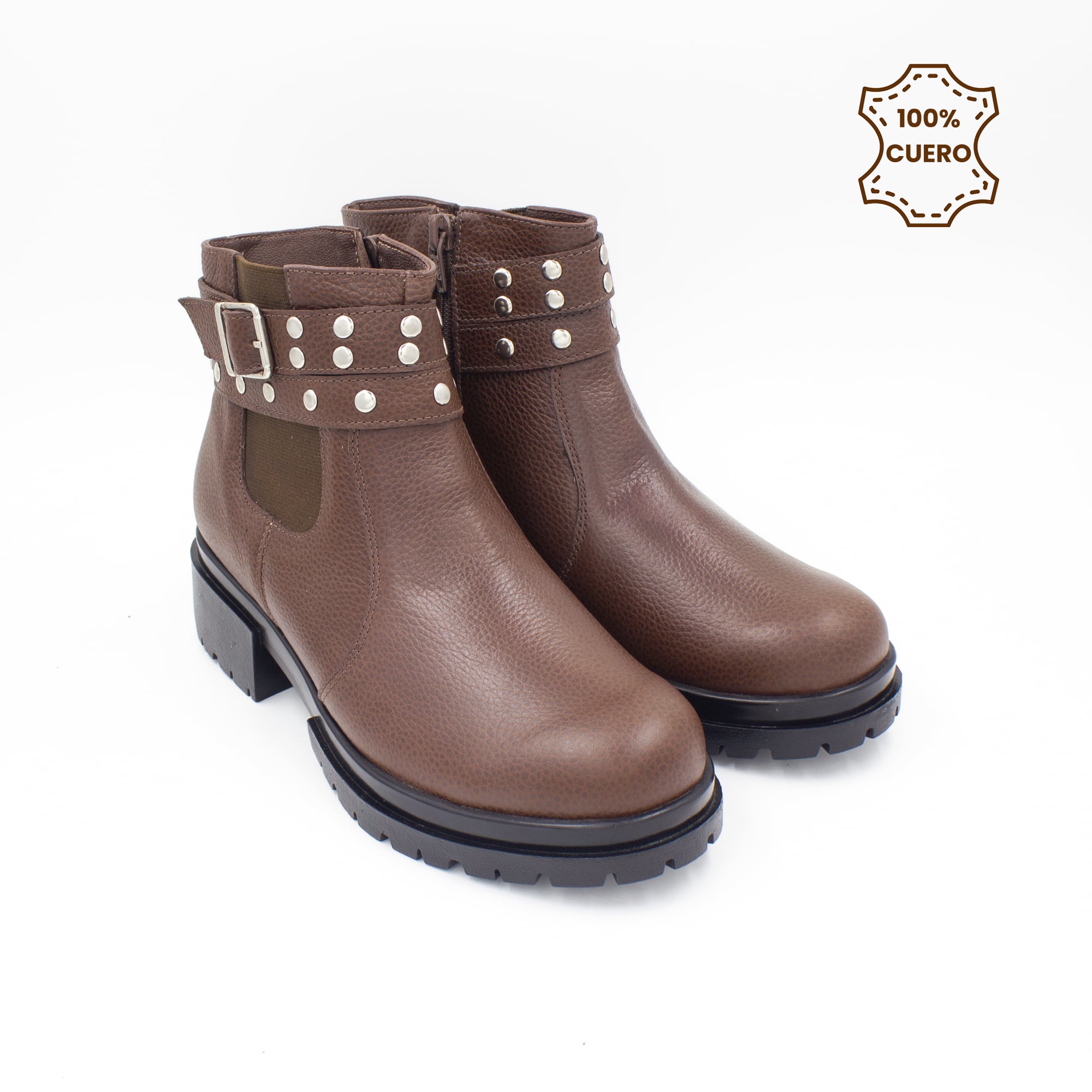 ZAPATOS BALLERINAS NIÑA DONNA CUERO GUINDA - 2