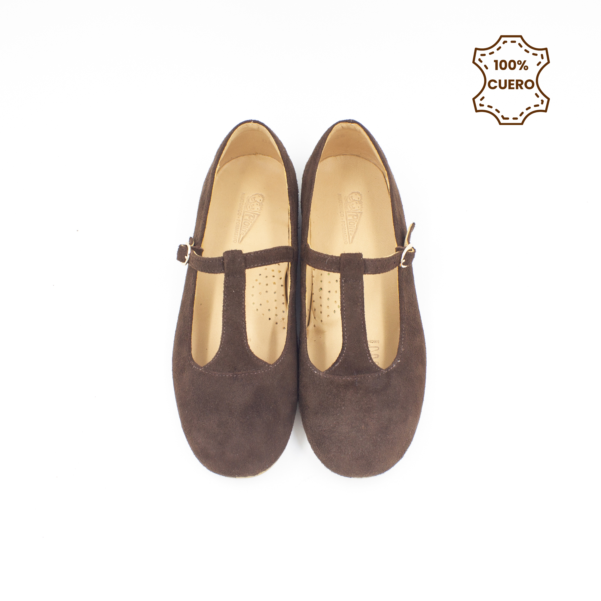 BALLERINAS MUJER CAMILLE GAMUZA MARRON - 4