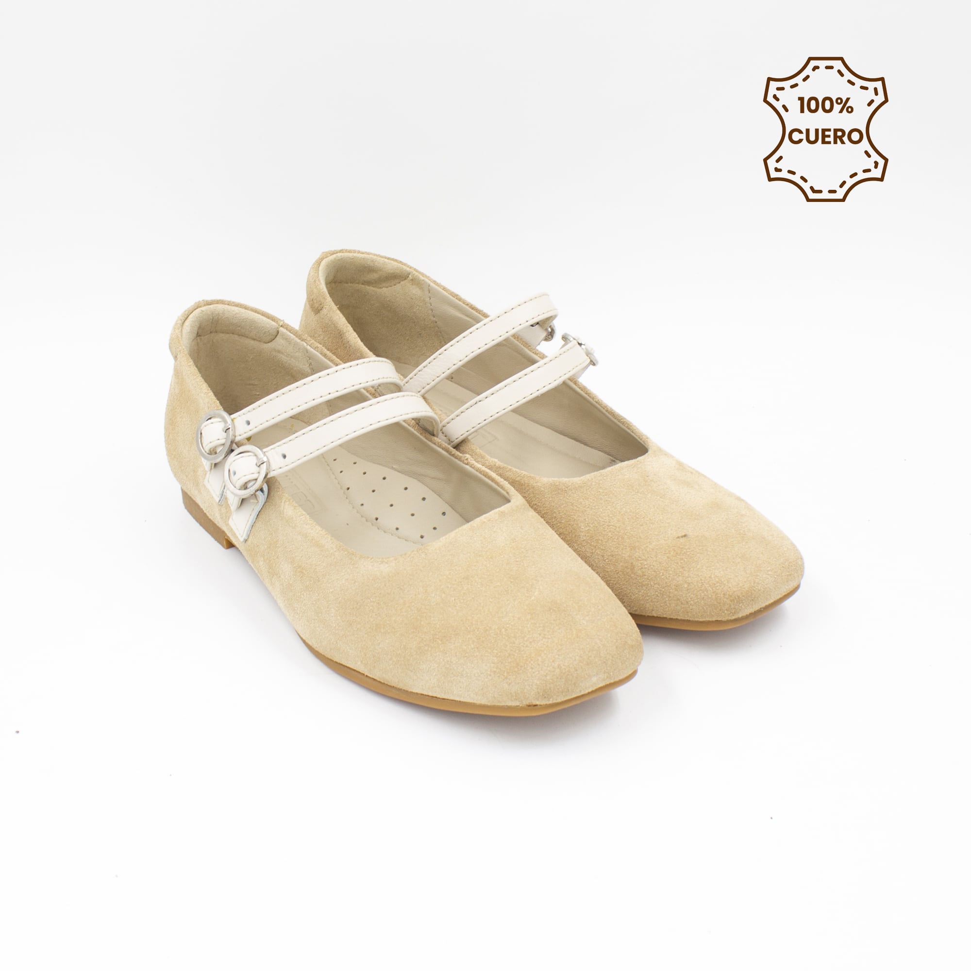 BALLERINAS MUJER VERONA CUERO NEGRO - 2