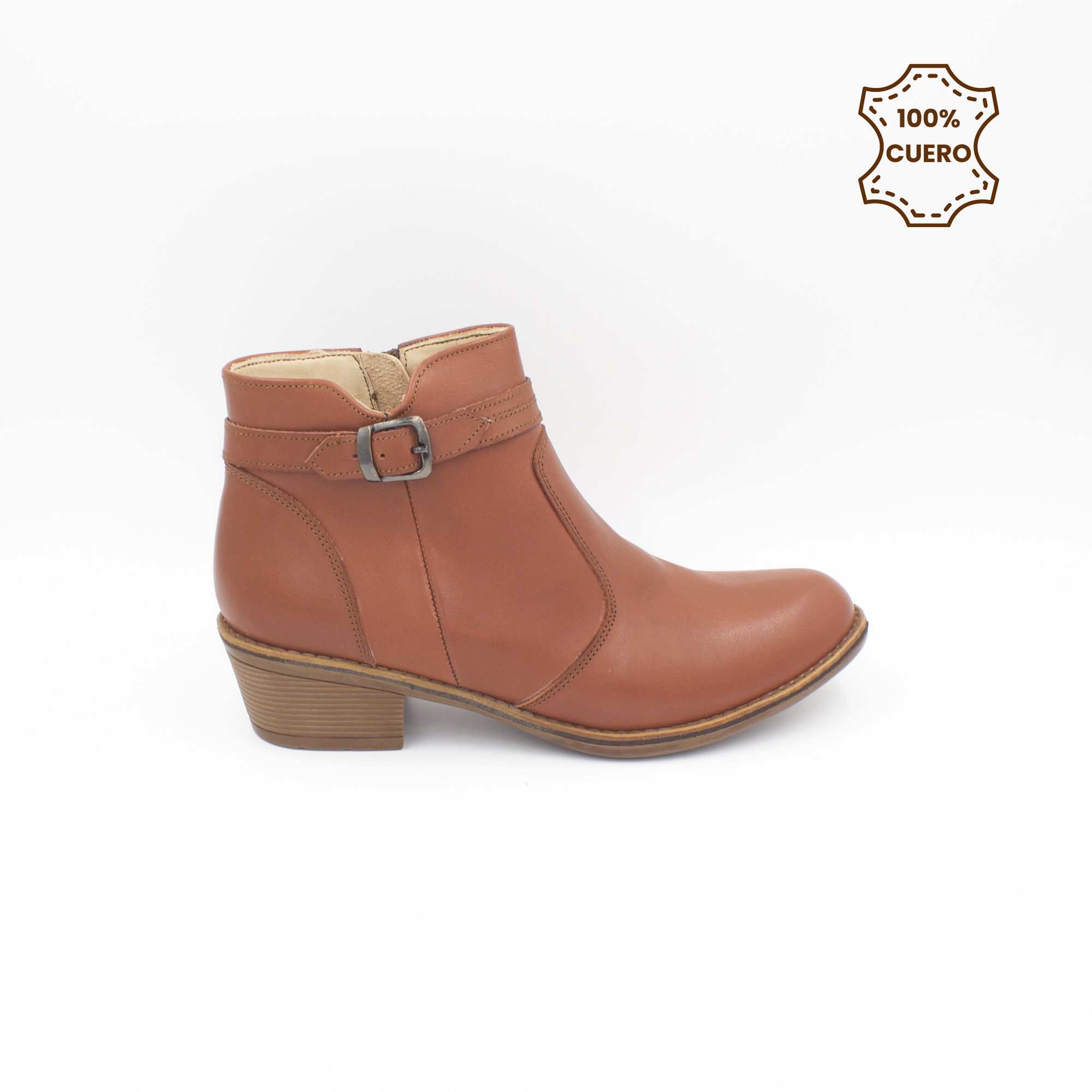 BOTINES MUJER DALIA CUERO COBRE-35 - 1