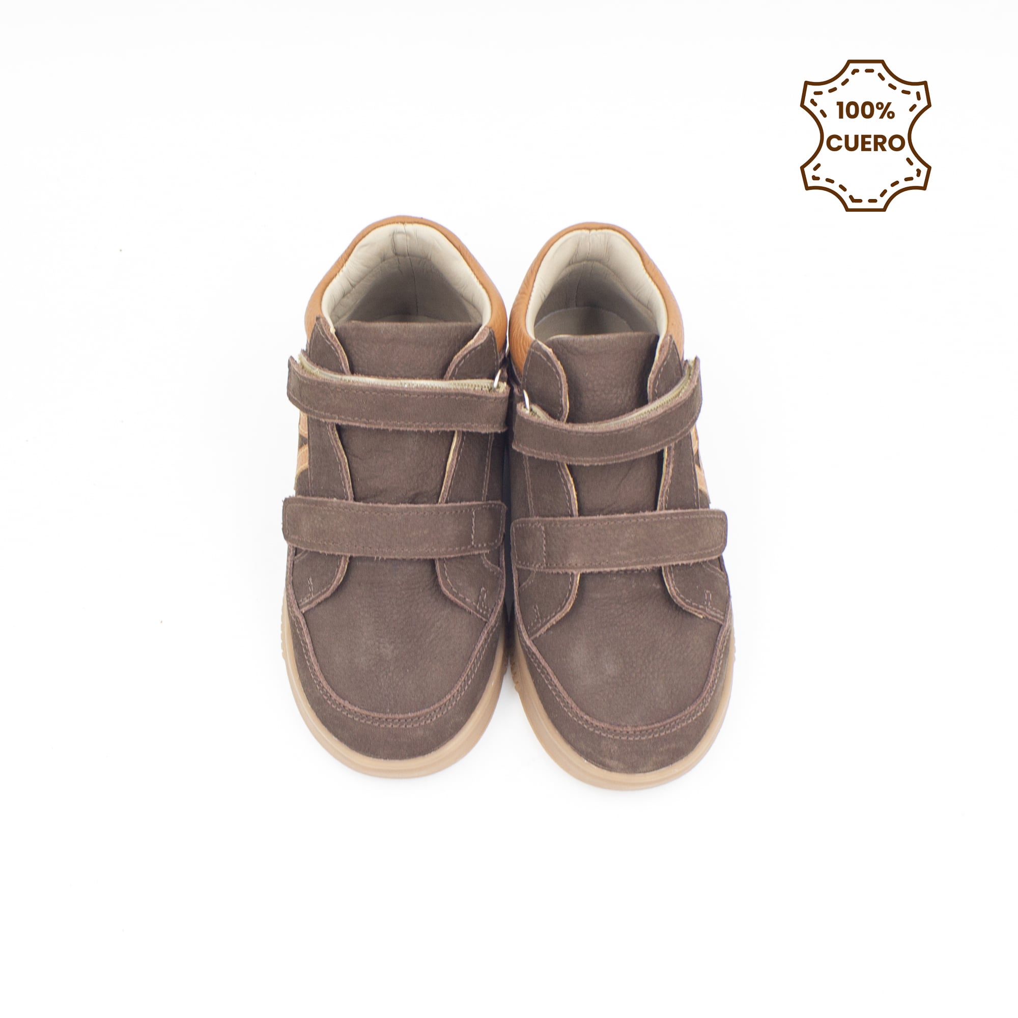 ZAPATILLAS NIÑO ETHAN CUERO AZUL - 4