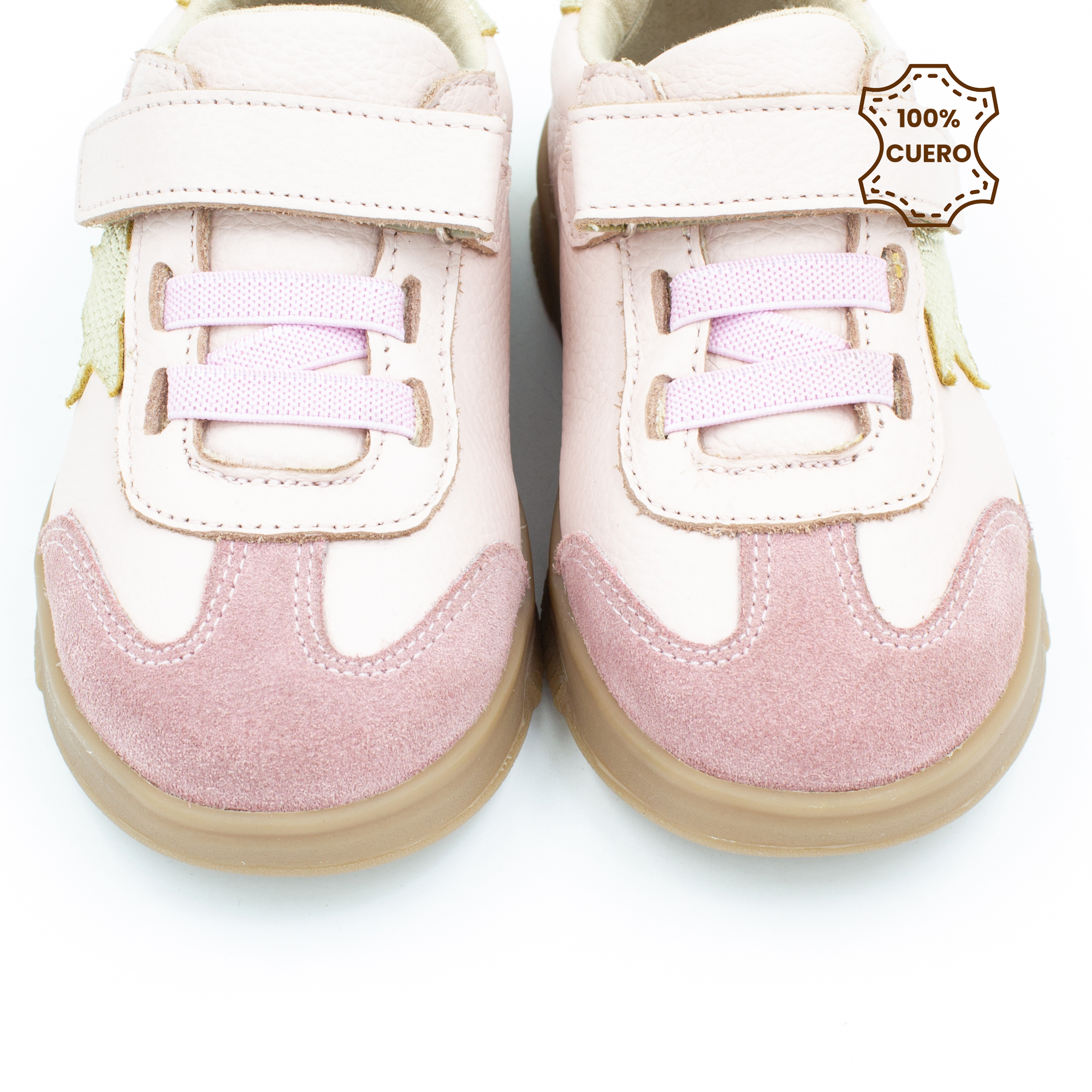 ZAPATILLAS NIÑO ETHAN CUERO AZUL - 3
