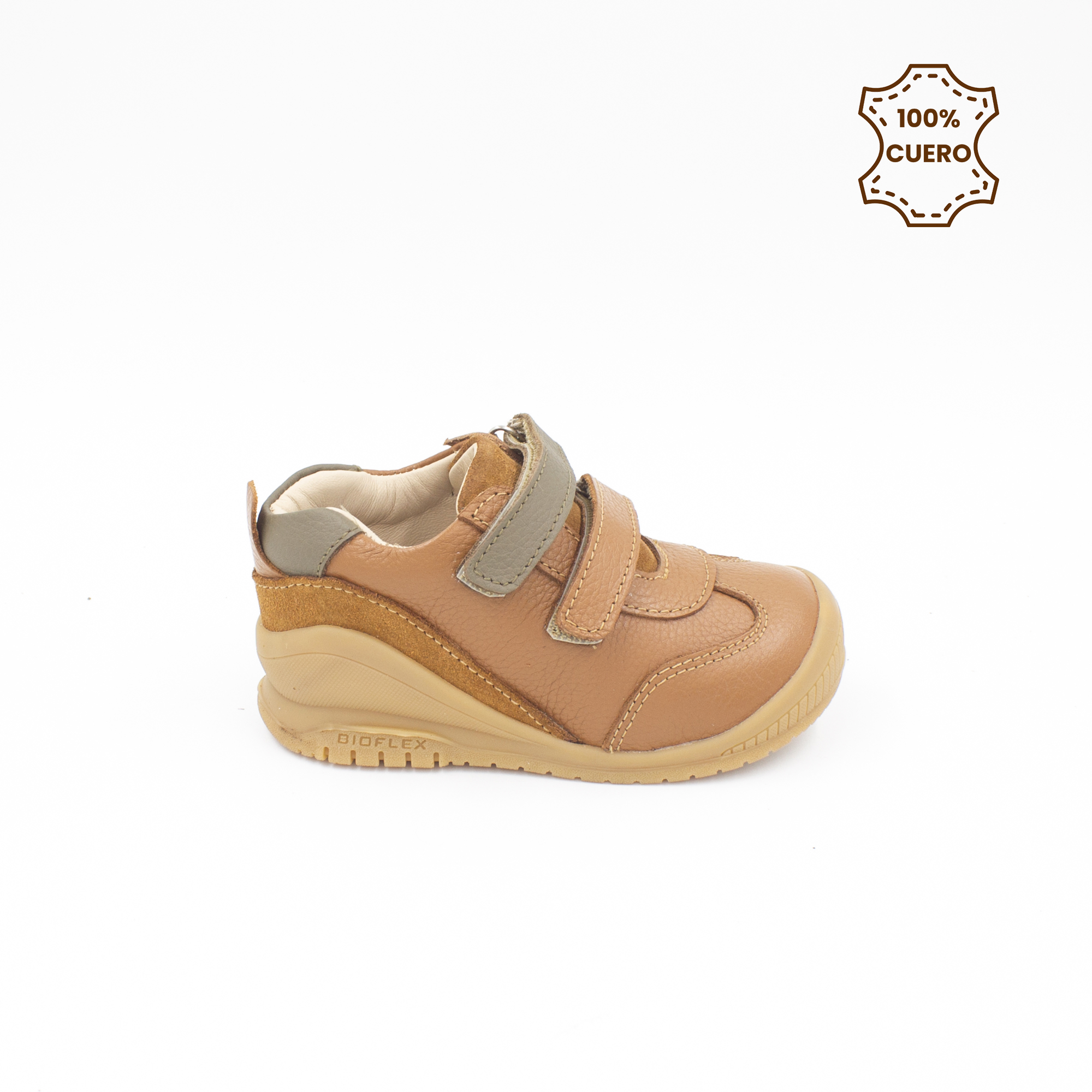 ZAPATILLAS CASUALES MUJER ZARA CUERO DORADO - 1