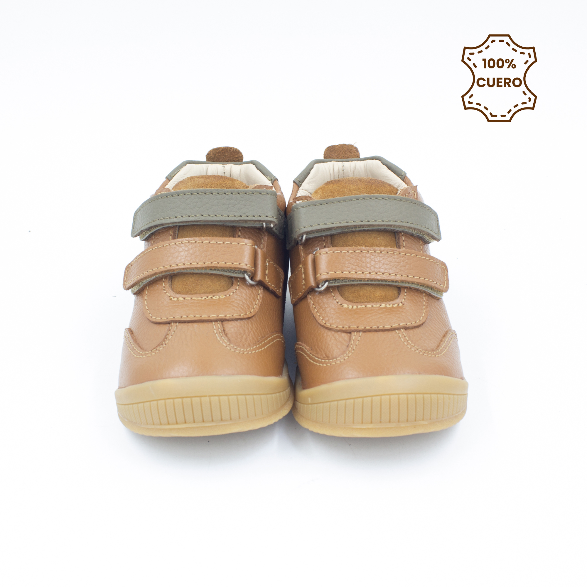 ZAPATILLAS CASUALES MUJER ZARA CUERO DORADO - 3