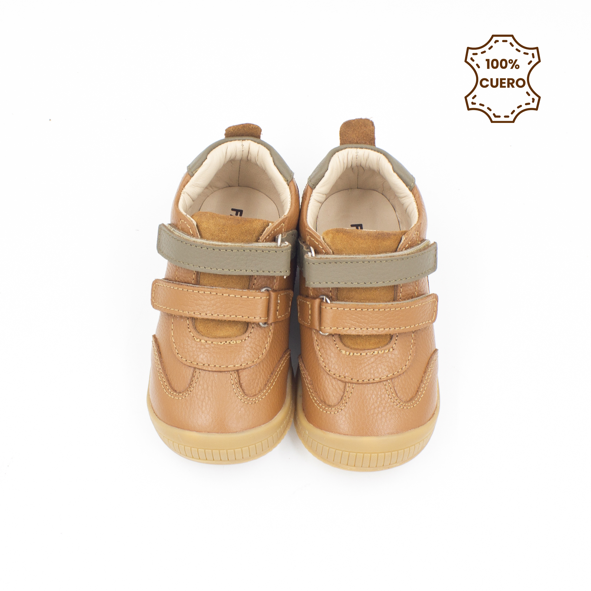 ZAPATILLAS CASUALES MUJER ZARA CUERO DORADO - 4