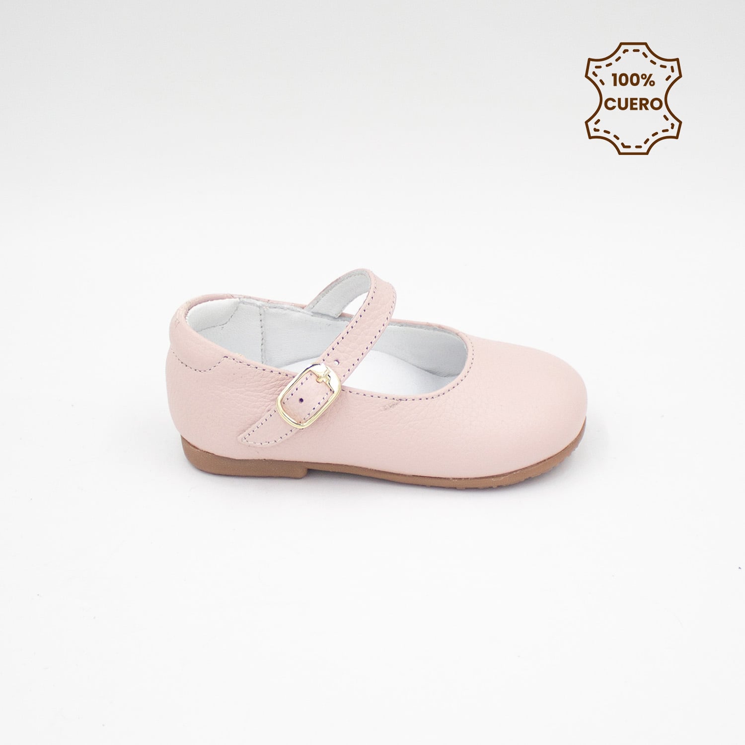 BALLERINAS PRIMEROS PASOS NIÑA ASIA CUERO ROSA - 1
