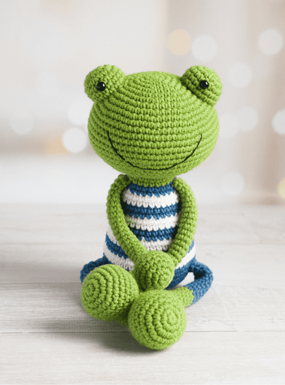 MUÑECO DE APEGO EL CONEJO Y LA LUNA LITTLE FROG HILO DE ALGODÓN - 2