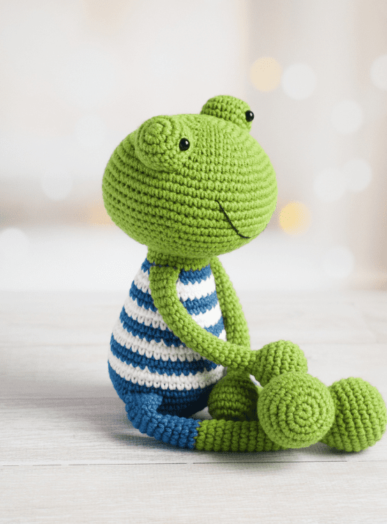 MUÑECO DE APEGO EL CONEJO Y LA LUNA LITTLE FROG HILO DE ALGODÓN - 3